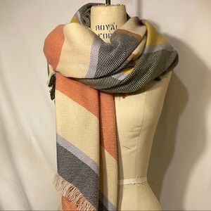 Madewell Striped Blanket Scarf